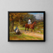 Povertà e privilegio - Heywood Hardy — quadro incorniciato alla parete