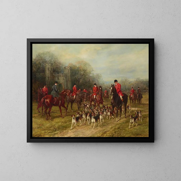 La Rencontre - Heywood Hardy — quadro incorniciato alla parete