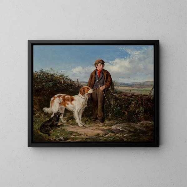 Le messager - Heywood Hardy — quadro incorniciato alla parete