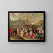 La partenza degli Israeliti dall'Egitto - Hieronymus Francken III — quadro incorniciato alla parete