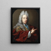 Ritratto di un uomo sconosciuto - Hieronymus van der Mij — quadro incorniciato alla parete