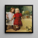 Hilda e Franzi von Matsch, i figli dell'artista - Franz von Matsch — quadro incorniciato alla parete