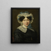 Ritratto di Maria Adriana van der Sluys moglie di Hermanus Martinus Eekhout - Hillebrand Dirk Loeff — quadro incorniciato alla parete