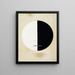 Punto di vista del Buddha sulla vita terrena n° 3 - Hilma af Klint — quadro incorniciato alla parete