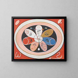 Évolution n° 15 Gruppo IV Le stelle a sette punte - Hilma af Klint — quadro incorniciato alla parete