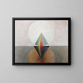 Gruppo IXSUW n° 12 Il Cigno n° 12 - Hilma af Klint — quadro incorniciato alla parete