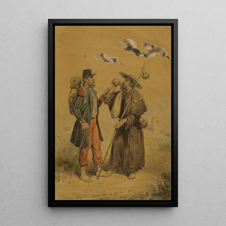 Hippolyte Bellang - Soldat donnant boire un plerin.webp