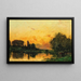 Una rivière au crépuscule - Hippolyte Camille Delpy — quadro incorniciato alla parete