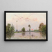 L'Étang au crépuscule - Hippolyte Camille Delpy — quadro incorniciato alla parete