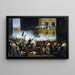 Combattimento di via Rohan il 29 luglio 1830 - Hippolyte Lecomte — quadro incorniciato alla parete