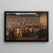 I poligrafici portando il crocifisso salvato dalla cappella delle Tuileries durante le rivolte del 24 febbraio 1848 - Hippolyte Lecomte — quadro incorniciato alla parete