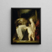 I piccoli appassionati d'arte - Hippolyte Michaud — quadro incorniciato alla parete