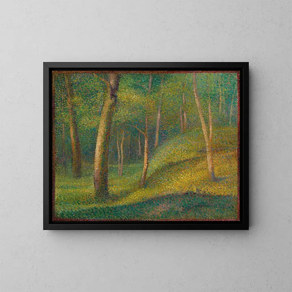 Sotto bosco - Hippolyte Petitjean — quadro incorniciato alla parete