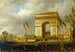 La Festa della Fraternità il 20 aprile 1848 piazza dell'Étoile distribuzione delle bandiere alla guardia nazionale - Hippolyte Sbron — vista dell’opera