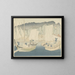 Bateaux dans le port de Shiogama - Hirafuku Hyakusui — quadro incorniciato alla parete