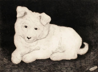 Hjalmar Hagelstam - Sneggie White Puppy.webp