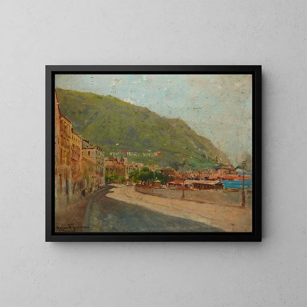 Castelmare de Castellamare - Holger Hvitfeldt Jerichau — quadro incorniciato alla parete