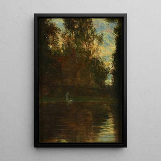 Homer Dodge Martin - River Landscape.webp