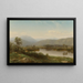 Vista sul Housatonic - Homer Dodge Martin — quadro incorniciato alla parete