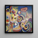 Omaggio a Blériot - Robert Delaunay — quadro incorniciato alla parete