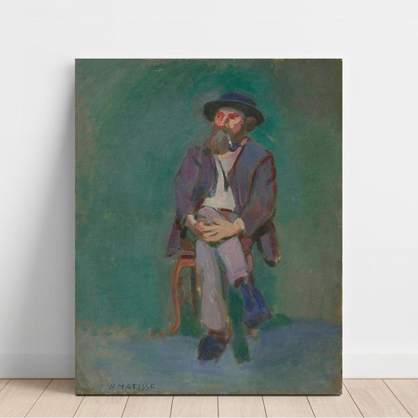 Riproduzione del dipinto Uomo Seduto - Henri Matisse