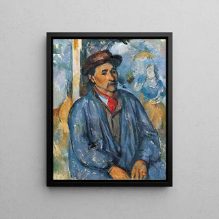 Uomo in una Camicia Blu - Paul Cézanne
