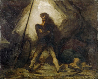La veille de Don Quichotte - Honoré Daumier — vista dell’opera
