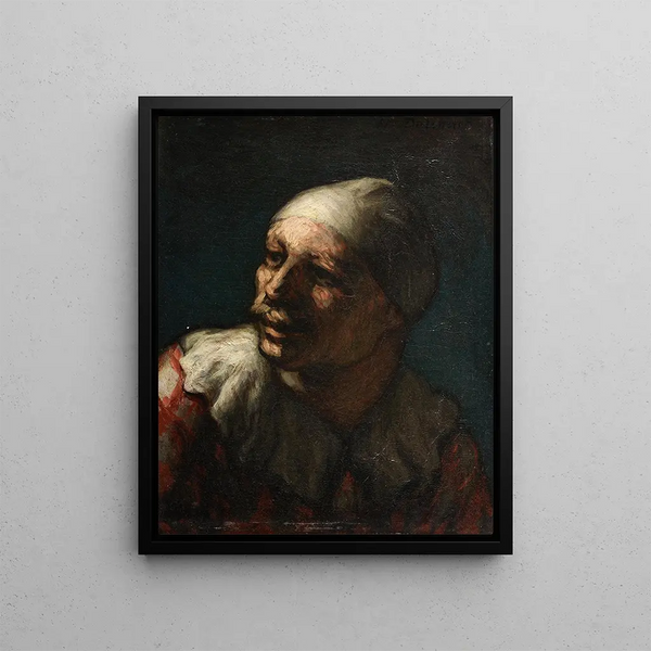 Tête de Pasquin - Honoré Daumier — quadro incorniciato alla parete