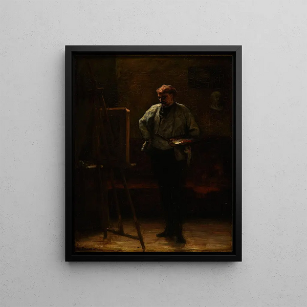Il Pittore - Honoré Daumier — quadro incorniciato alla parete