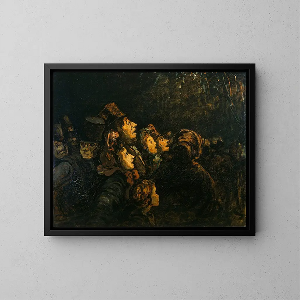 Le razzi - Honoré Daumier — quadro incorniciato alla parete