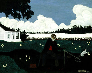 Vieux Joe Noir - Horace Pippin — vista dell’opera
