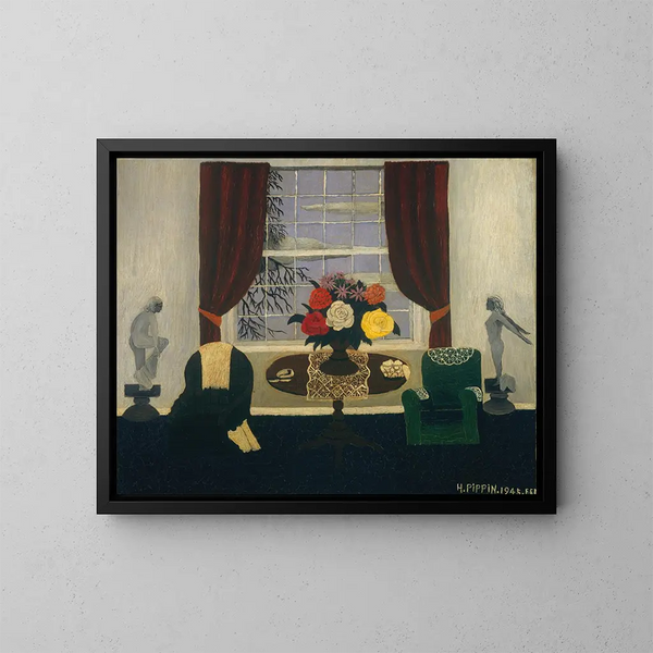 Interno vittoriano I - Horace Pippin — quadro incorniciato alla parete