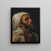 Ritratto di un uomo arabo - Horace Vernet — quadro incorniciato alla parete