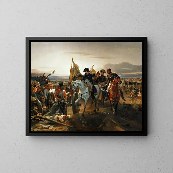 La battaglia di Friedland, giugno 1807 - Horace Vernet — quadro incorniciato alla parete