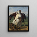 Il cacciatore di leoni - Horace Vernet — quadro incorniciato alla parete