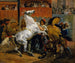 La partenza della corsa di cavalli senza fantino - Horace Vernet — vista dell’opera