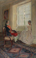 Washington e Mary Philipse - Howard Pyle — vista dell’opera