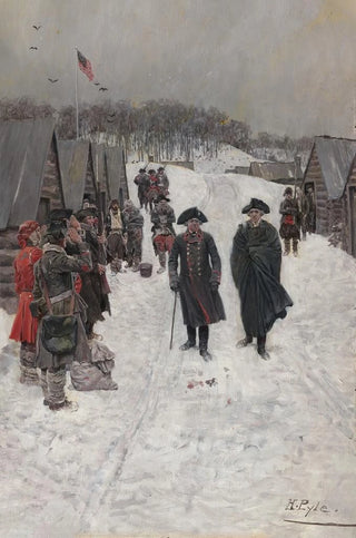 Howard Pyle - Washington and Von Steuben at Valley Forge.webp