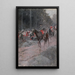 La Retraite di Washington di Great Meadows - Howard Pyle — quadro incorniciato alla parete