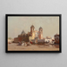Chiesa di Santa Anna in Messico - Howard Russell Butler — quadro incorniciato alla parete