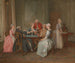 Un gioco di quadrille - Hubert François Gravelot — vista dell’opera