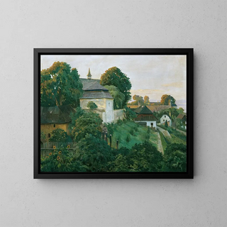 Hubert Landa - An der Klostermauer in Opocno frher auch Opocen deutsch Opotschno Tschechien.webp