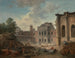 Demolizione del castello di Meudon - Hubert Robert — vista dell’opera