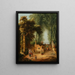 Fontana in un parco - Hubert Robert — quadro incorniciato alla parete