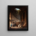 Ermite nel Colosseo - Hubert Robert — quadro incorniciato alla parete