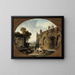 L'Abreuvoir - Hubert Robert — quadro incorniciato alla parete