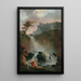 La Cascade - Hubert Robert — quadro incorniciato alla parete