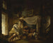 Cucina rustica in rovina - Hubert Robert — vista dell’opera