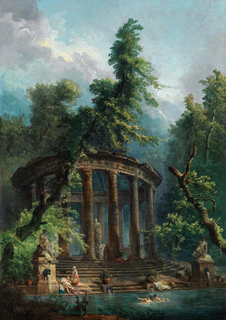 Hubert Robert - The Bathing Pool.webp
