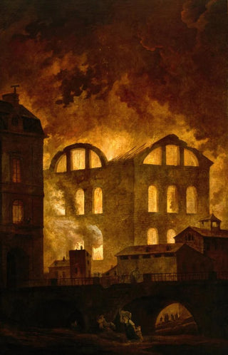 Hubert Robert - The Fire at the Opera House of the PalaisRoyal.webp